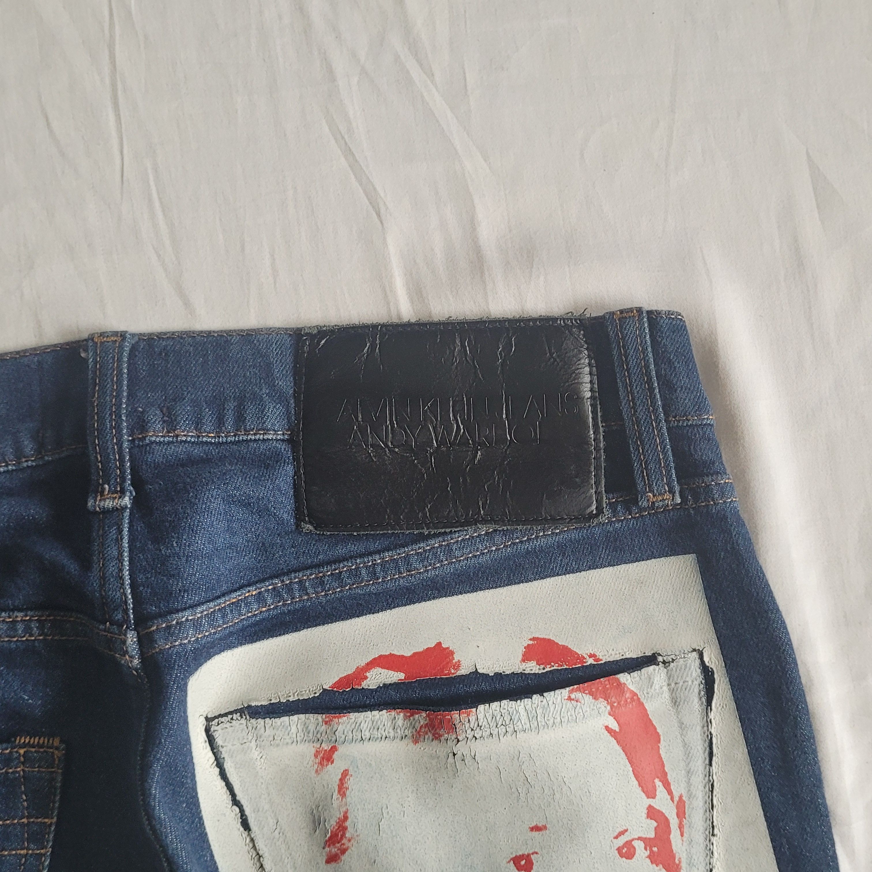 Raf Simons Calvin Klein by Raf Simons Andy Warhol printed jeans Size US 29 - 9 Thumbnail