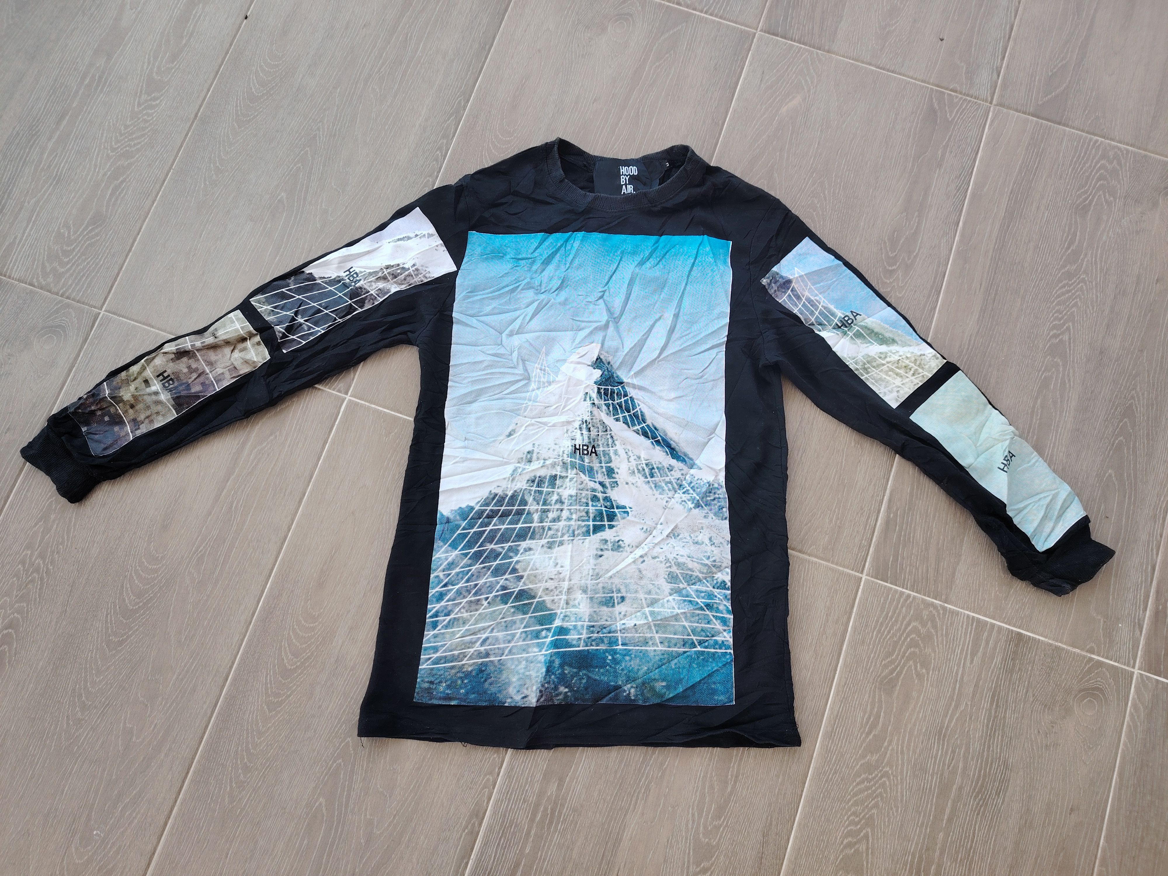 Hood By Air Hood by Air x H.R. Giger Spinal Print Longsleeve shirt