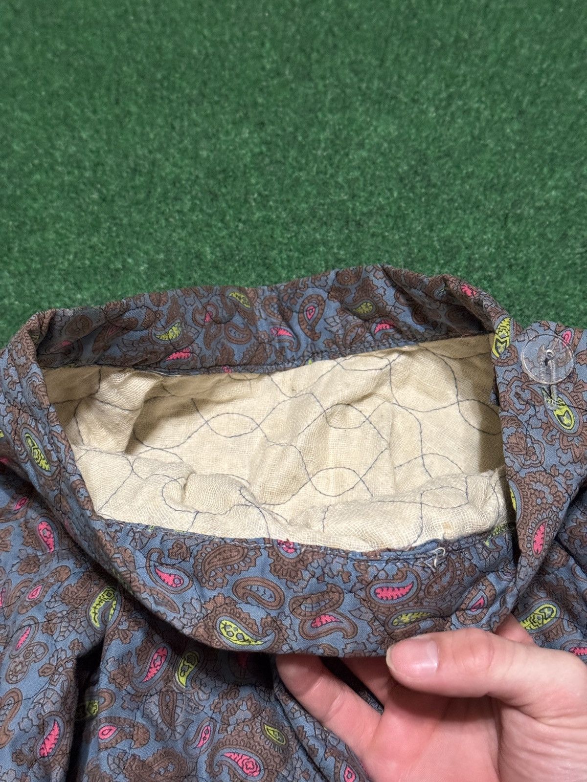 Vintage Vintage Paisley Midi 60s 70s Retro Boho 24” Waist Skirt Size 24" / US 00 / IT 34 - 3 Thumbnail