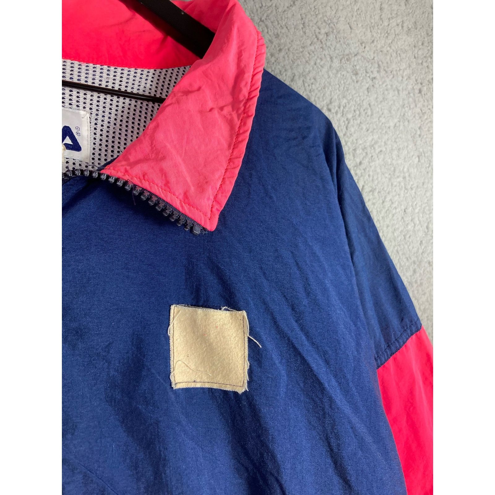 Fila Vintage Fila Jacket Neon Pink Blue Made in USA Large Size US L / EU 52-54 / 3 - 11 Thumbnail