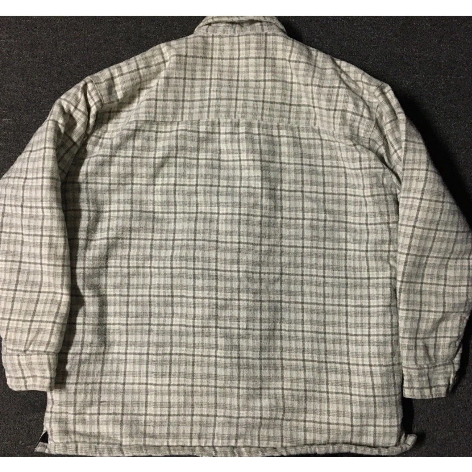 Quiksilver VINTAGE Quiksilver Jacket Adults XL Beige Striped Cotton Zip Lined Quilt 90s Surf Skate OP Ocean Pacific Dogtown Vaporwave Rusty View Size US XL / EU 56 / 4 - 4 Thumbnail