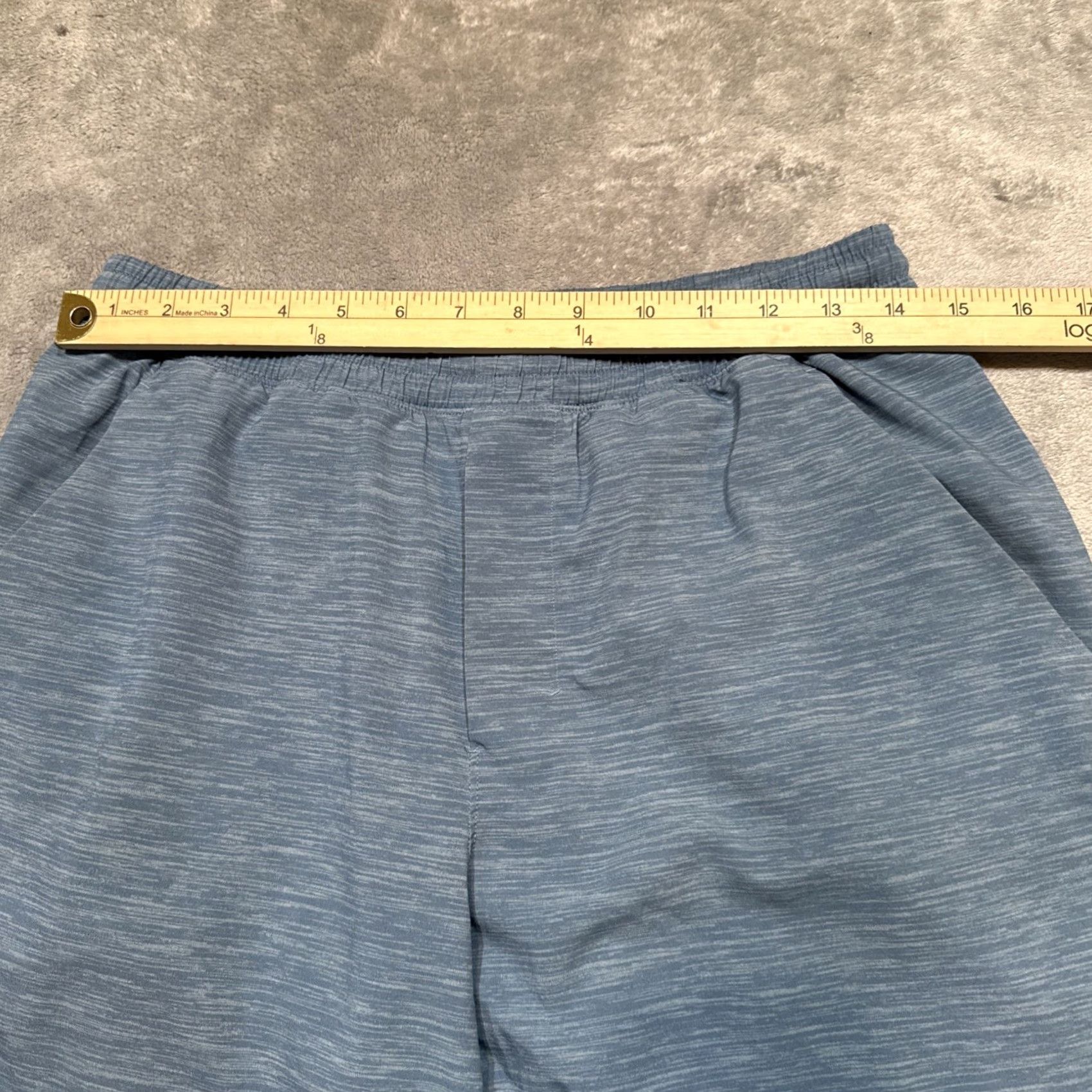 Lululemon Lululemon Pace Breaker Shorts Mens Medium Blue Lined Performance 9" Casual Gym - Athletic Shorts, Men, Regular, Blue, 9 Inseam Size US 31 - 4 Thumbnail