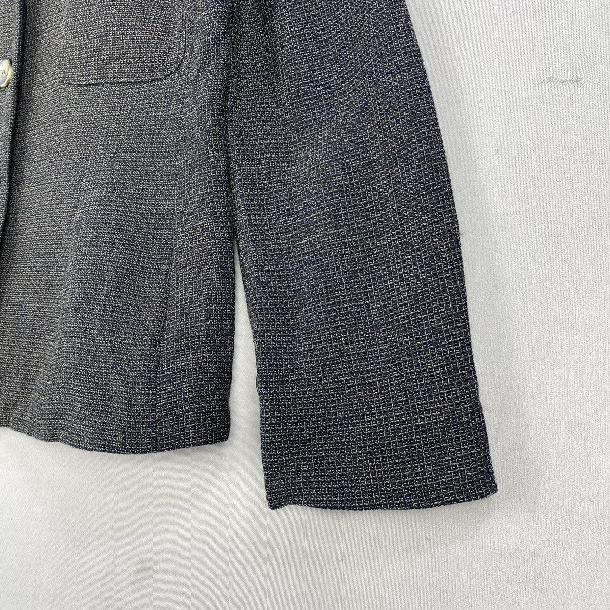 Vintage Jones New York Vintage Charcoal Formal Blazer-Boxy Fit Size XS / US 0-2 / IT 36-38 - 3 Thumbnail