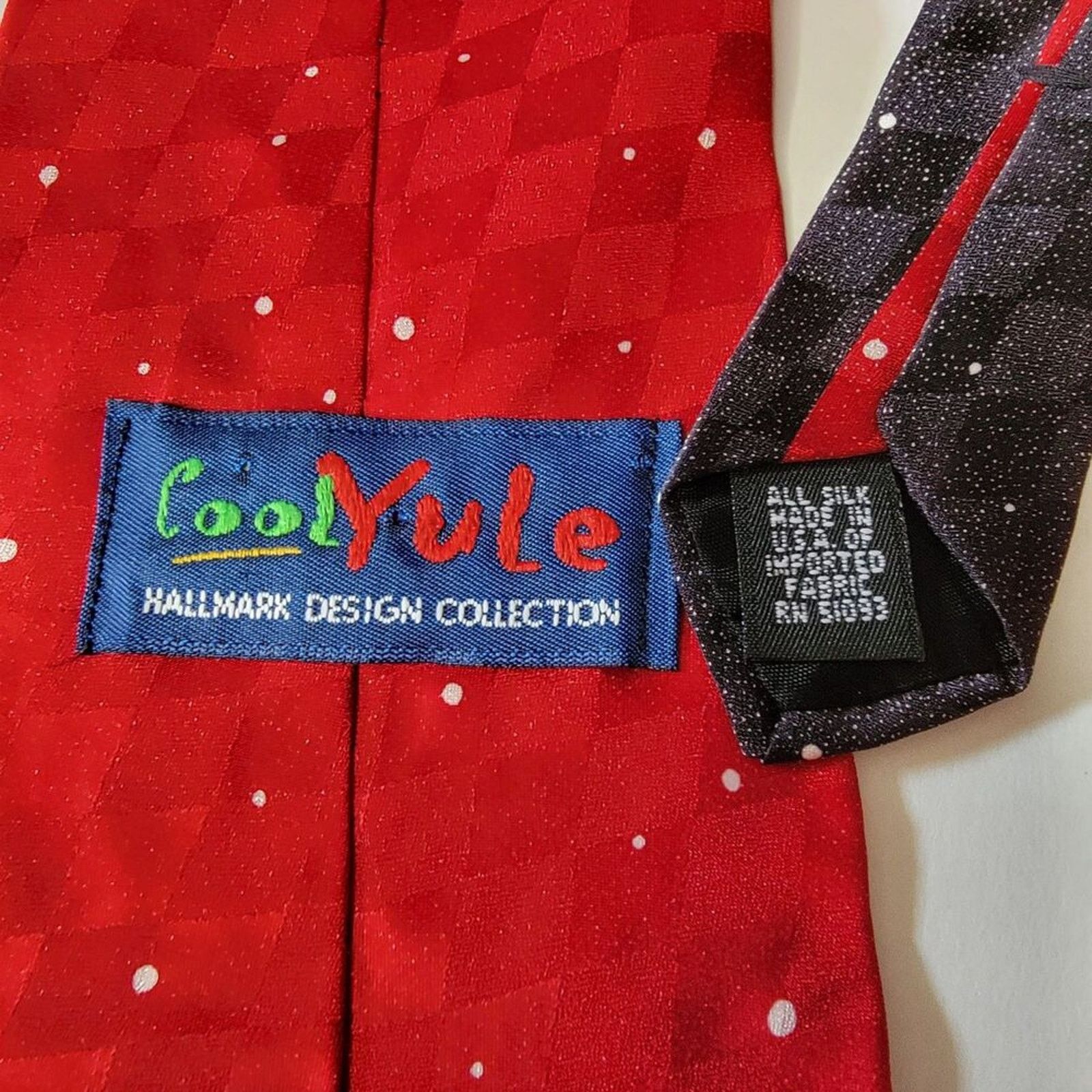 Other Cool Yule Hallmark Design Collection Christmas Tie Deer Size ONE SIZE - 4 Thumbnail