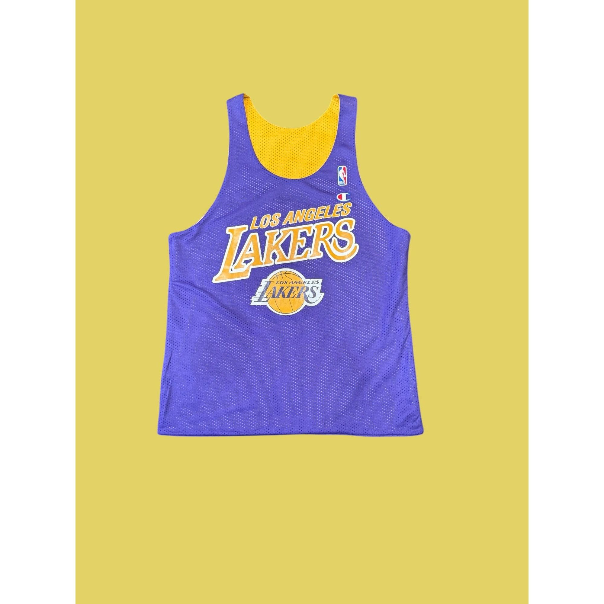 Champion 90s Los Angeles Lakers Reversible Jersey Size US XS / EU 42 / 0 - 5 Thumbnail