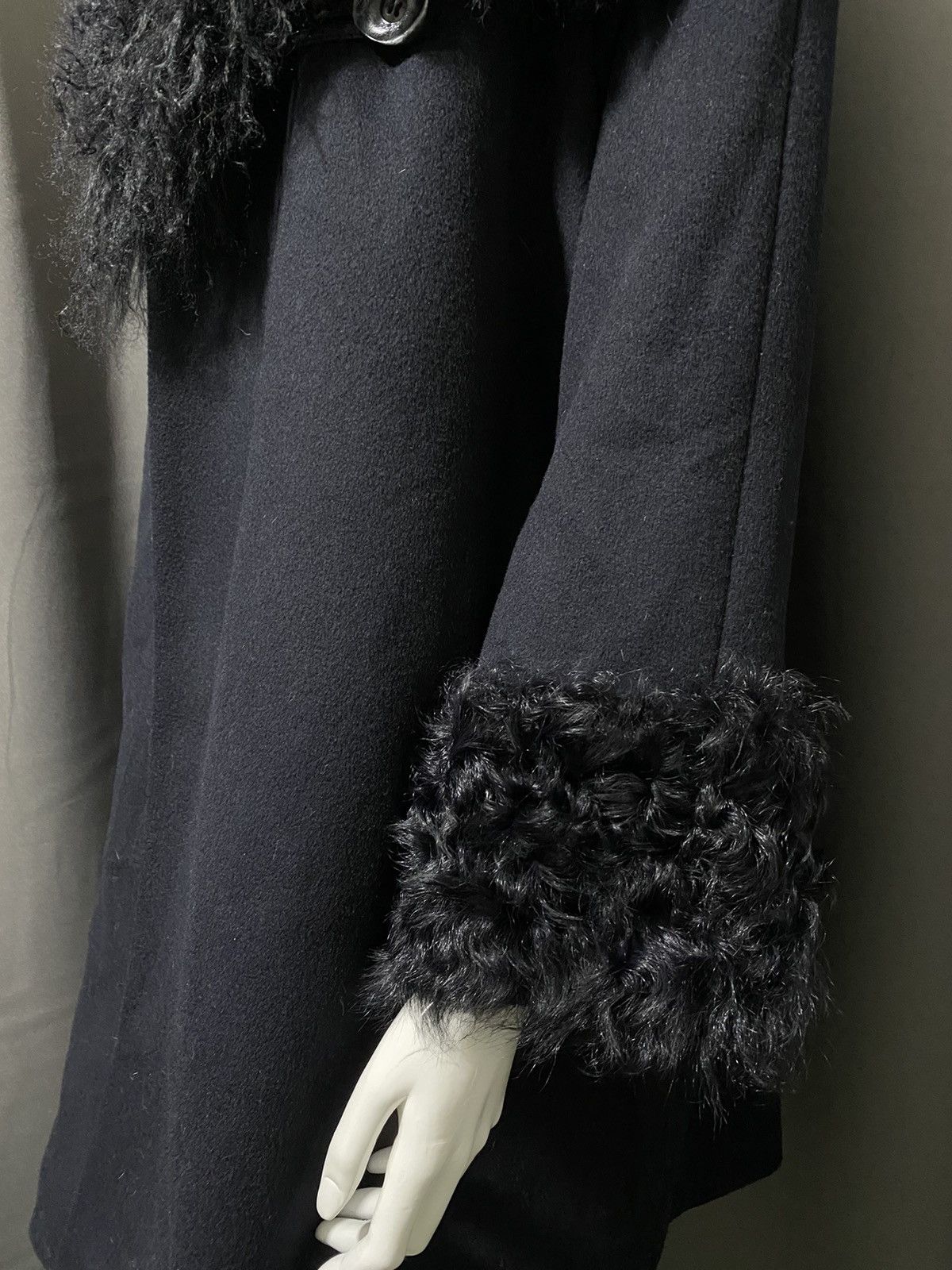 Other Et dieu Crea La femme Fur Wool Coat Size US M / EU 48-50 / 2 - 18 Thumbnail