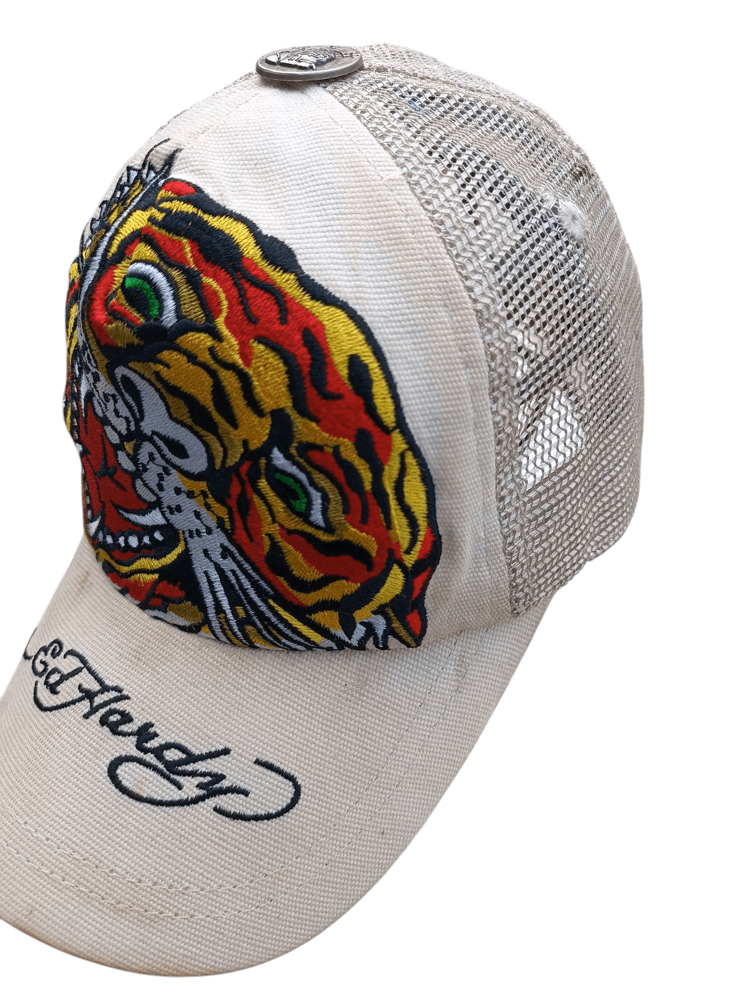 Christian Audigier × Ed Hardy × Vintage VINTAGE Ed Hardy Cap Size ONE SIZE - 8 Thumbnail