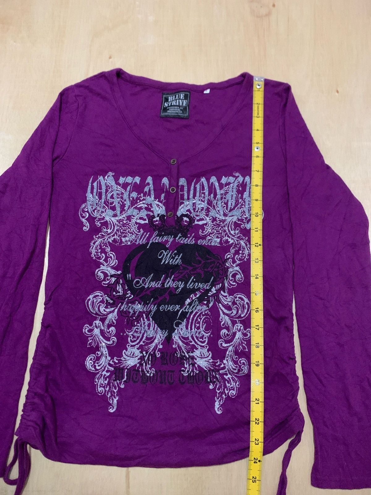 Vintage Y2k Blue Strive Ifsixwasnine Punk style Longslevee Size L / US 10 / IT 46 - 12 Thumbnail