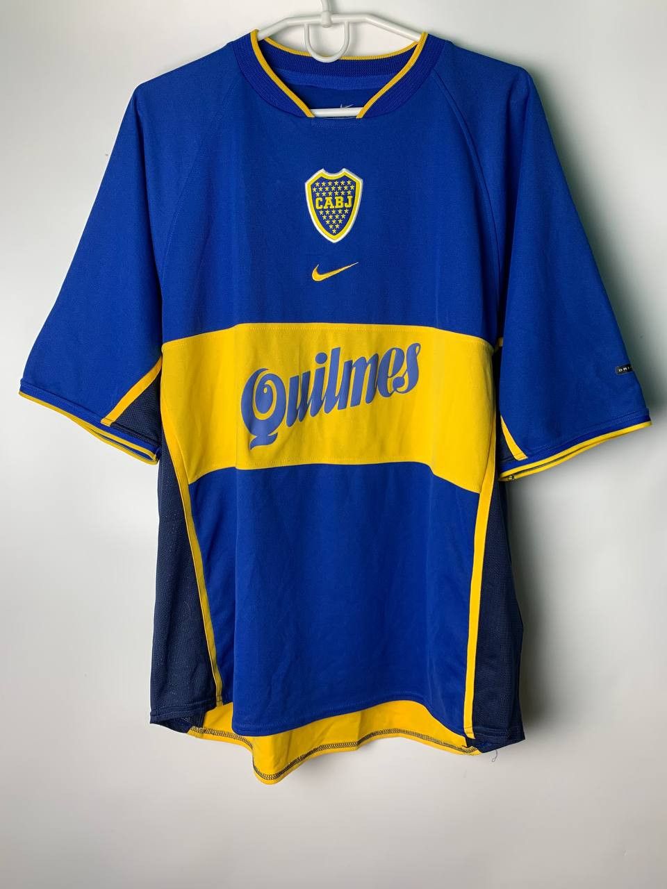 image of Nike x Soccer Jersey Retro Boca Juniors Home Football Shirt Soccer Jersey in Blue, Men's (Size XL)