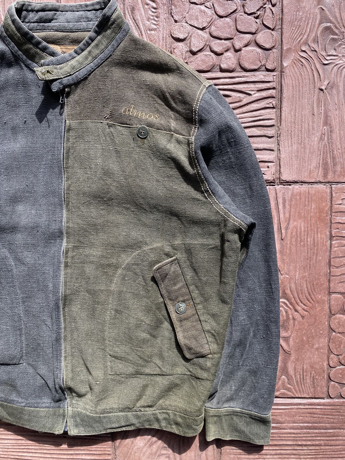 atmos 🔥Rare ATMOSPHERE Denim Reconstructed Jacket Like Kapital Size US XL / EU 56 / 4 - 3 Thumbnail
