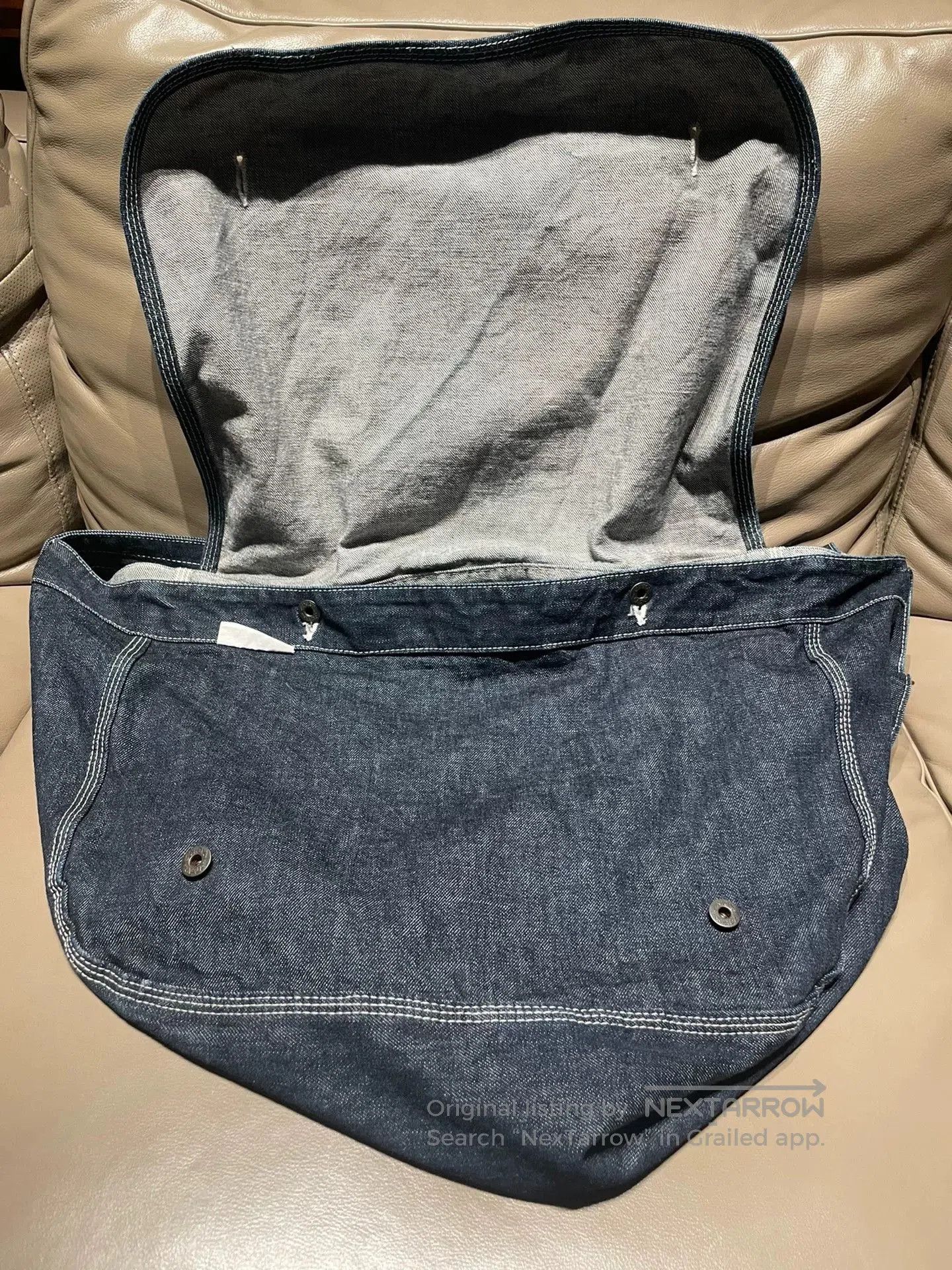 Vintage Mastro Shoulder Bag in Denim Fabric. Size ONE SIZE - 5 Thumbnail