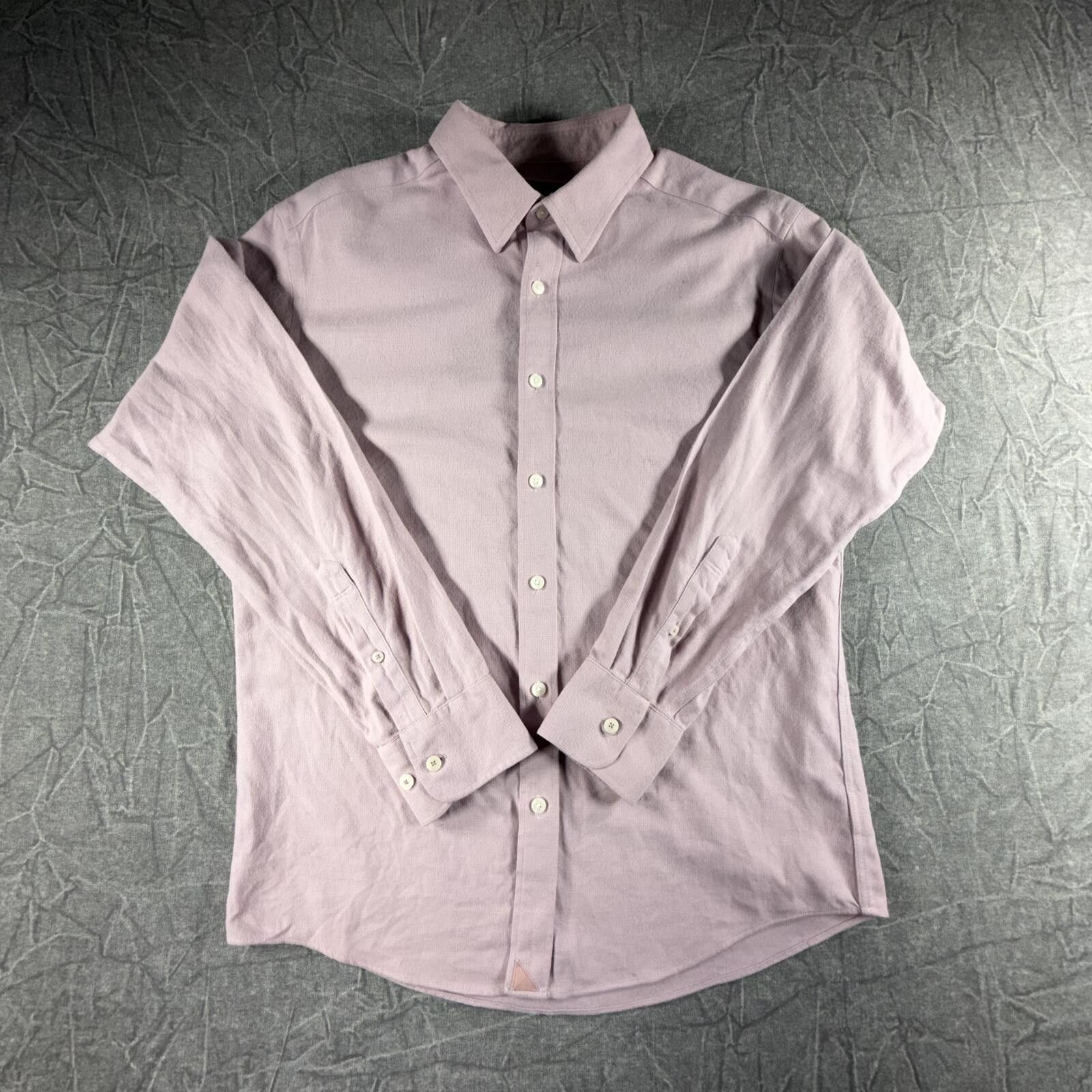 UNTUCKit Untuckit Shirt Men's M Pink Wrinkle Free Button Up Cotton Size US M / EU 48-50 / 2 - 1 Thumbnail