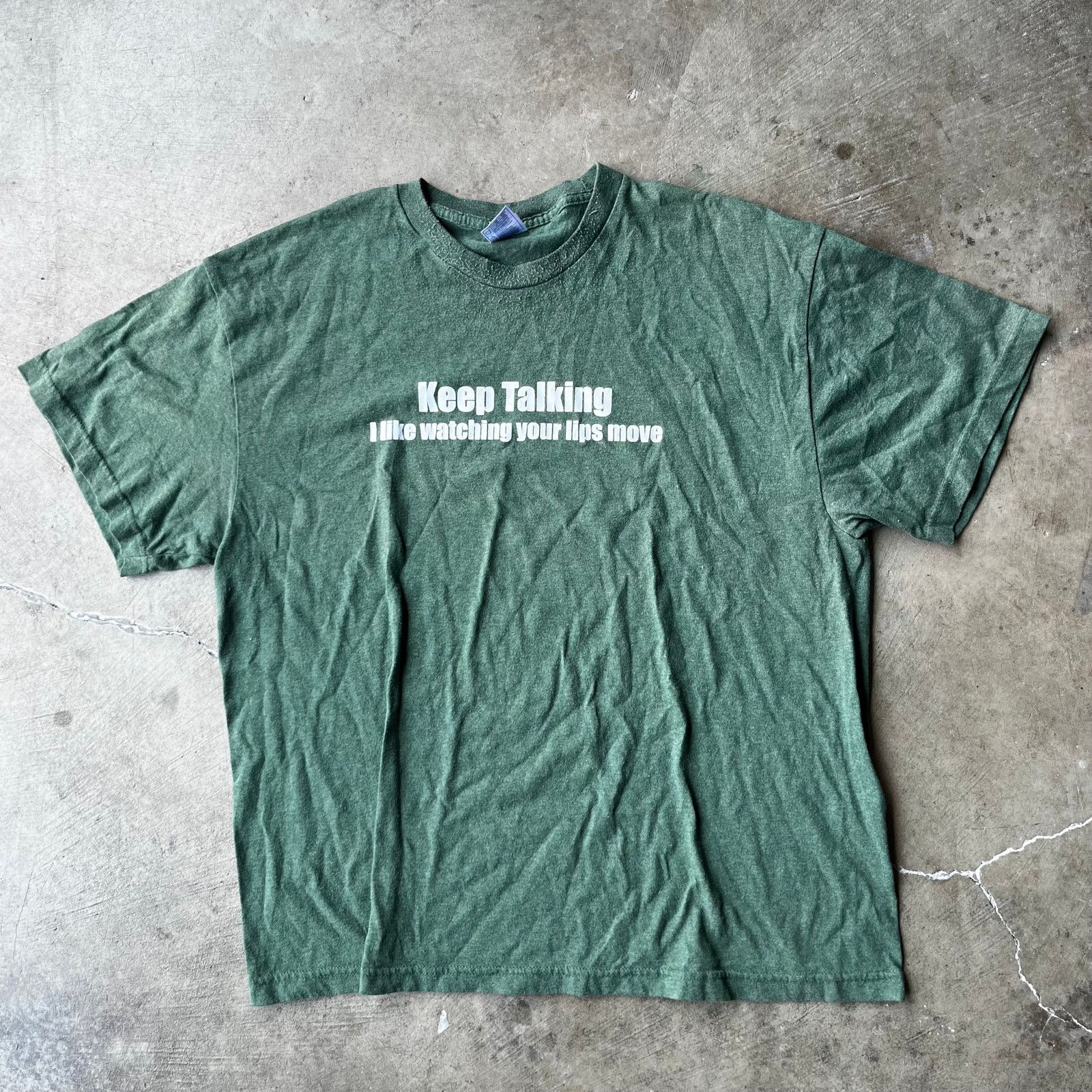 Vintage Vintage Keep Talking Shirt Mens XL Funny Slogan Size US XL / EU 56 / 4 - 2 Thumbnail
