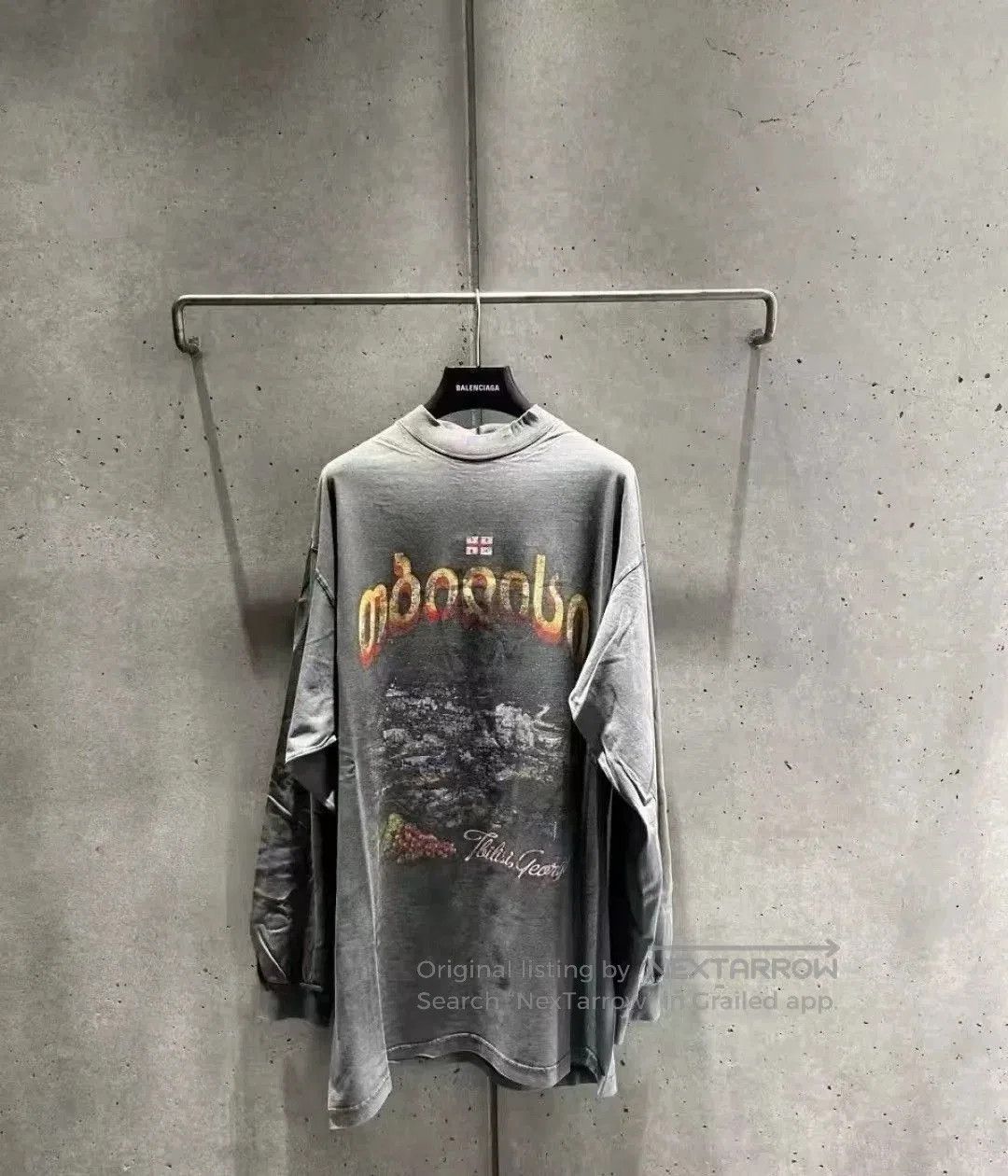Balenciaga Balenciaga SS25 Georgia Night Longsleeve T-shirt. Size US XL / EU 56 / 4 - 1 Thumbnail