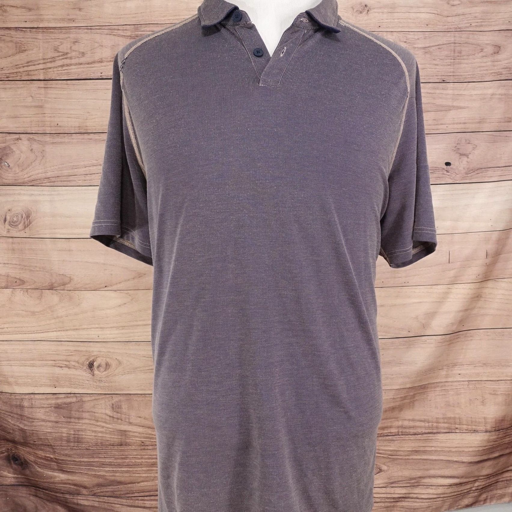 Rhone VINTAGE: No — Rhone Polo Shirt Mens 2XL Stretch Tencel Blend Performance Knit Casual Size US XXL / EU 58 / 5 - 3 Thumbnail
