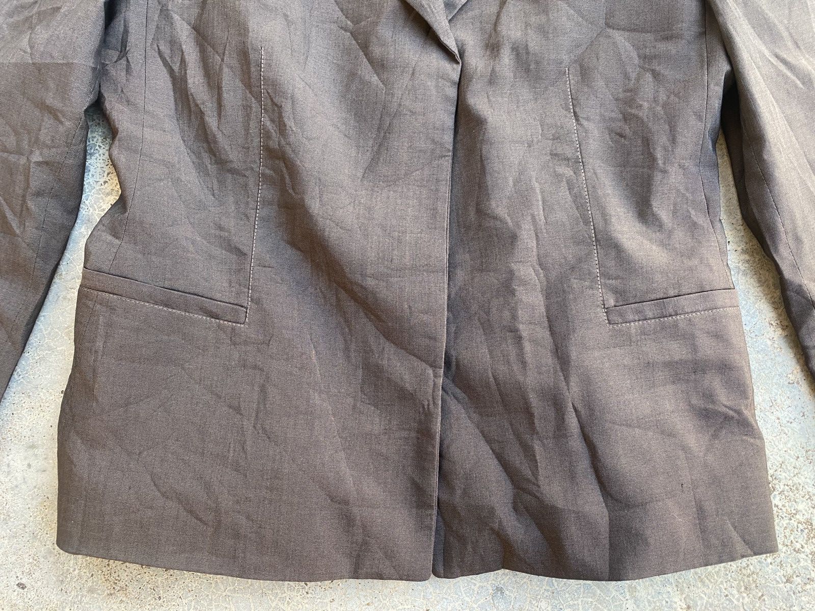 Vintage Vintage 90's Gucci by Tom Ford Silk & Wool Blazer Size S / US 4 / IT 40 - 2 Thumbnail