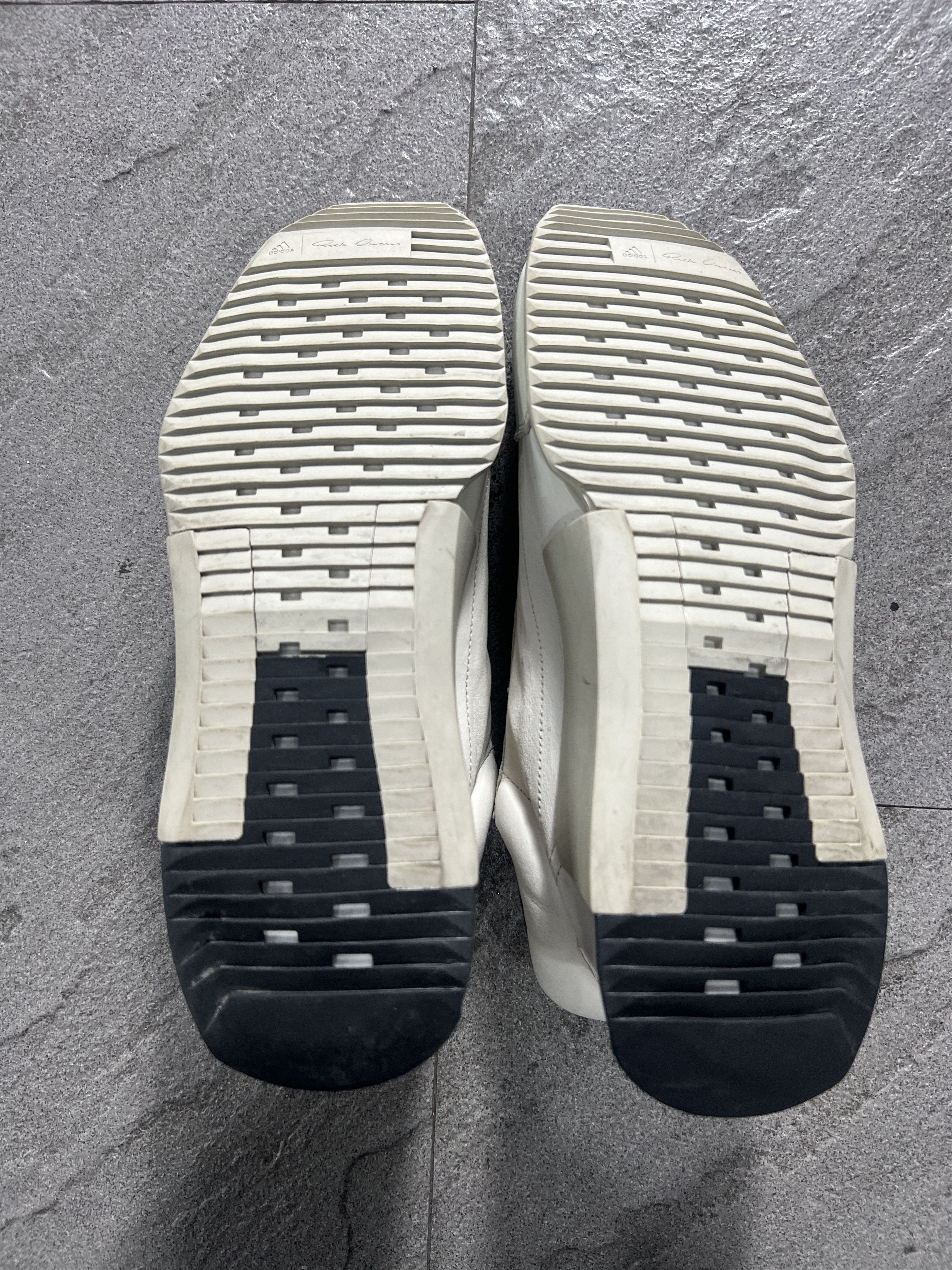 Adidas × Rick Owens Rick Owens x Adidas Level Runner White Leather EU42 Size US 8.5 / EU 41-42 - 6 Thumbnail