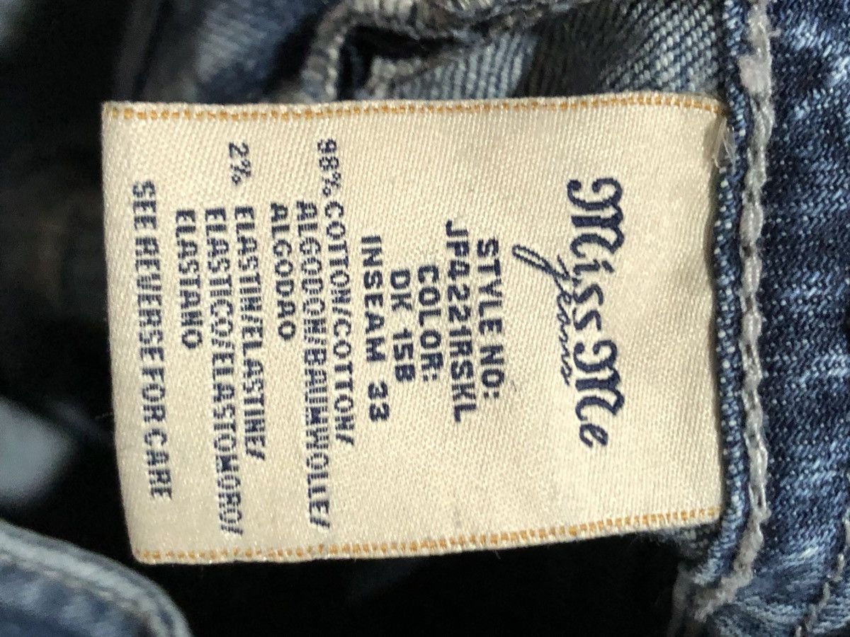 Miss Me Miss Me Jeans Womens 32 Blue Skinny JP4221RSKL flap Bling Size 33" - 13 Thumbnail