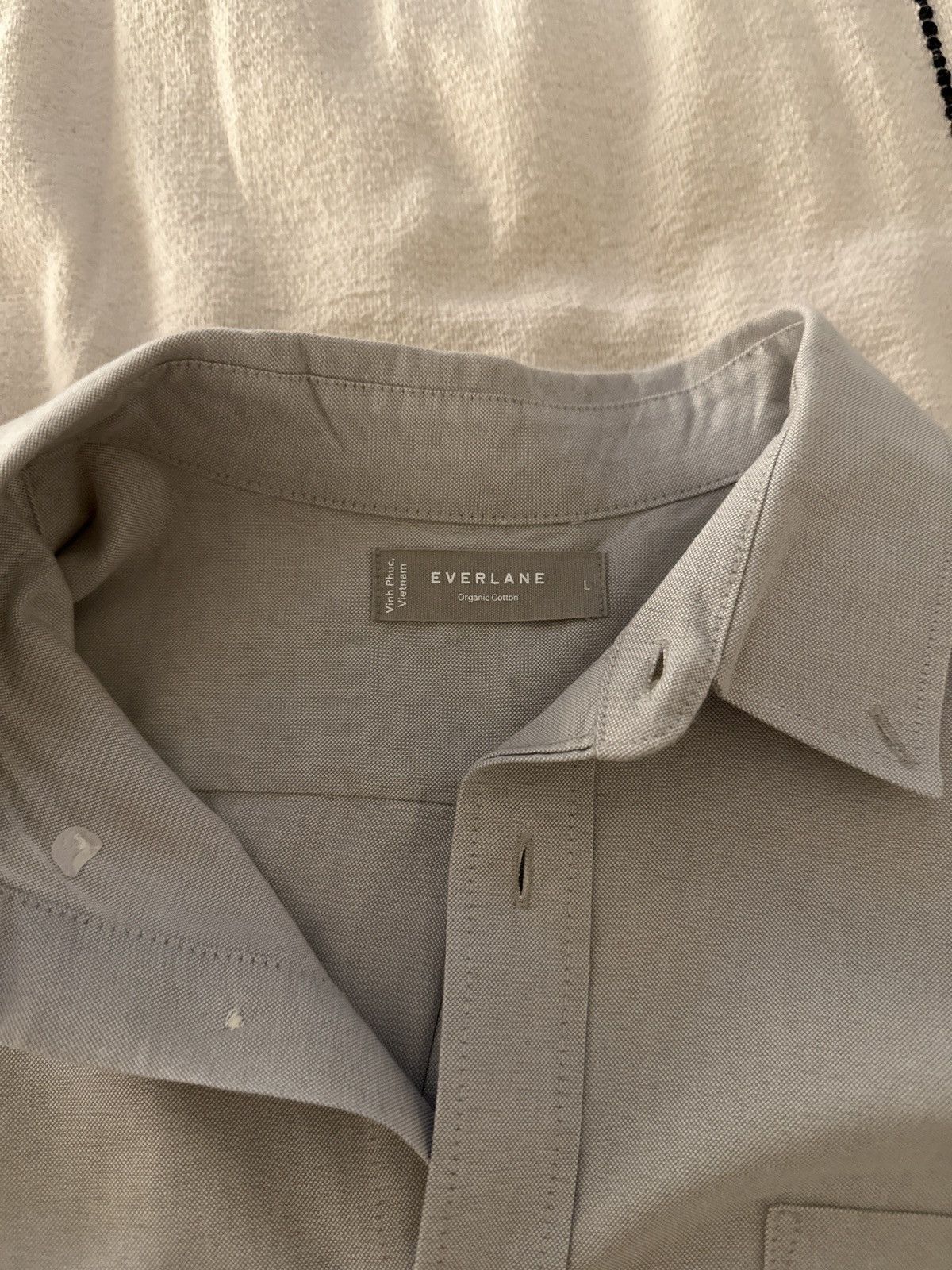 Everlane Everlane The Organic Classic Oxford Shirt in Grey Size US L / EU 52-54 / 3 - 4 Thumbnail