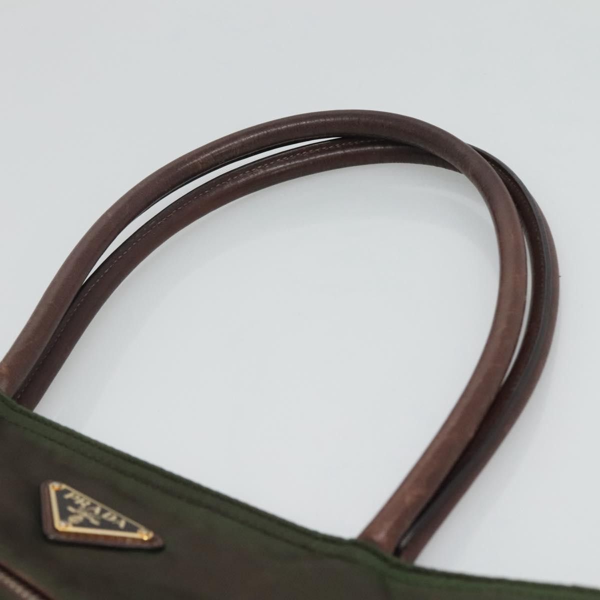 Prada PRADA Tote Bag Nylon Khaki Gold Size ONE SIZE - 8 Thumbnail