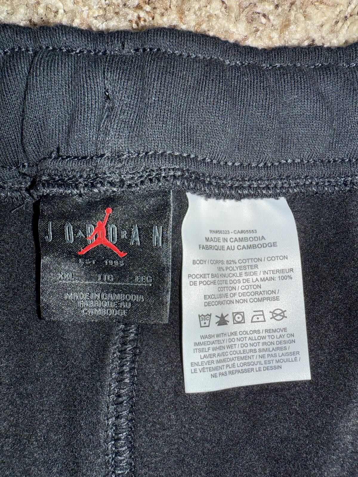 Nike Nike Air Jordan Sport DNA Fleece Jogger Pants Size US 40 / EU 56 - 8 Thumbnail
