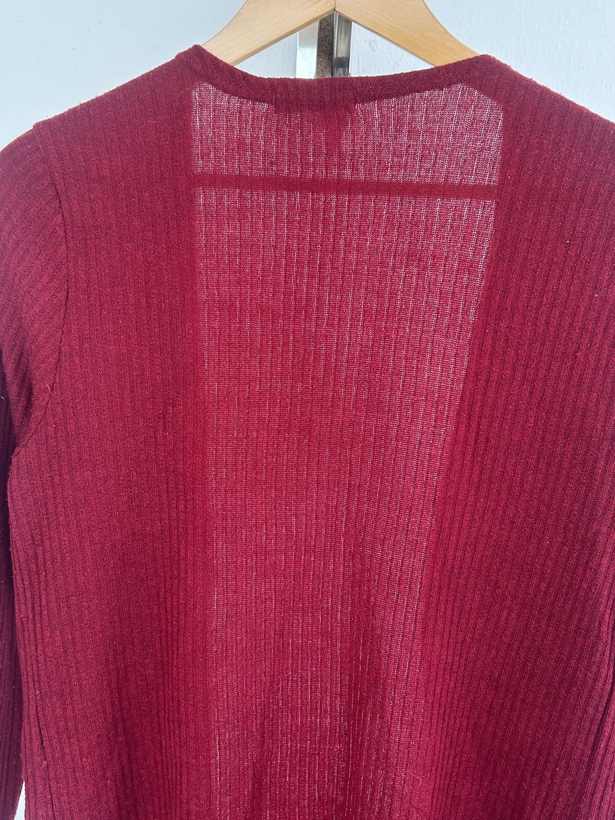 Japanese Brand ANAP Japan Marroon Cardigan Vintage Size S / US 4 / IT 40 - 5 Thumbnail