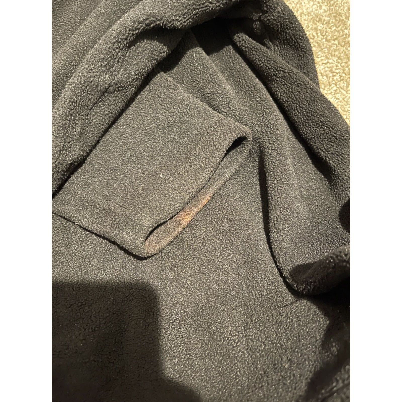 Ralph Lauren VINTAGE Lauren Ralph Lauren Black Fleece Jacket M Women Short Zipper Fleece Jacket Size M / US 6-8 / IT 42-44 - 4 Thumbnail