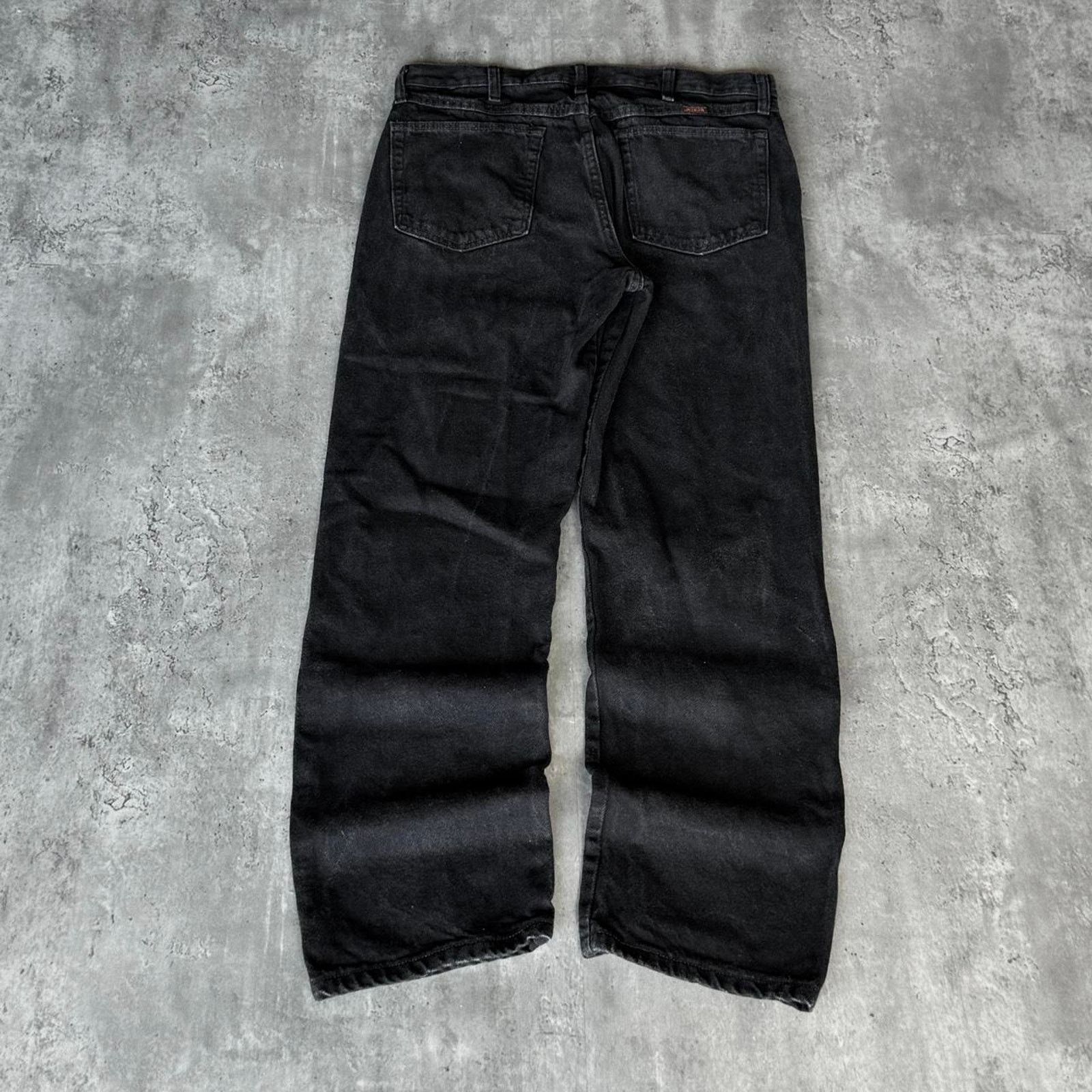 Japanese Brand × Vintage Vintage Y2K Faded Black Grunge Opium Denim Jeans Size US 34 / EU 50 - 2 Thumbnail
