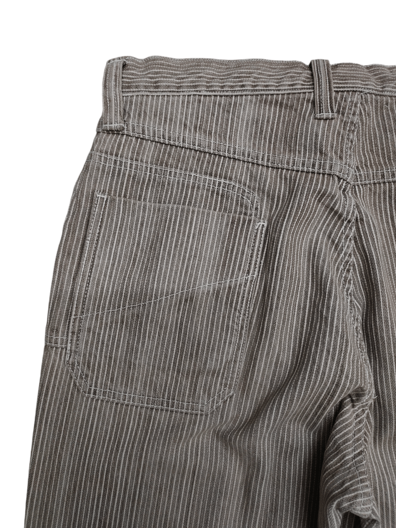 Japanese Brand Vintage Y2k Hang Ten Hickory Carpenter Denim Pants Orslow Size US 33 - 12 Thumbnail