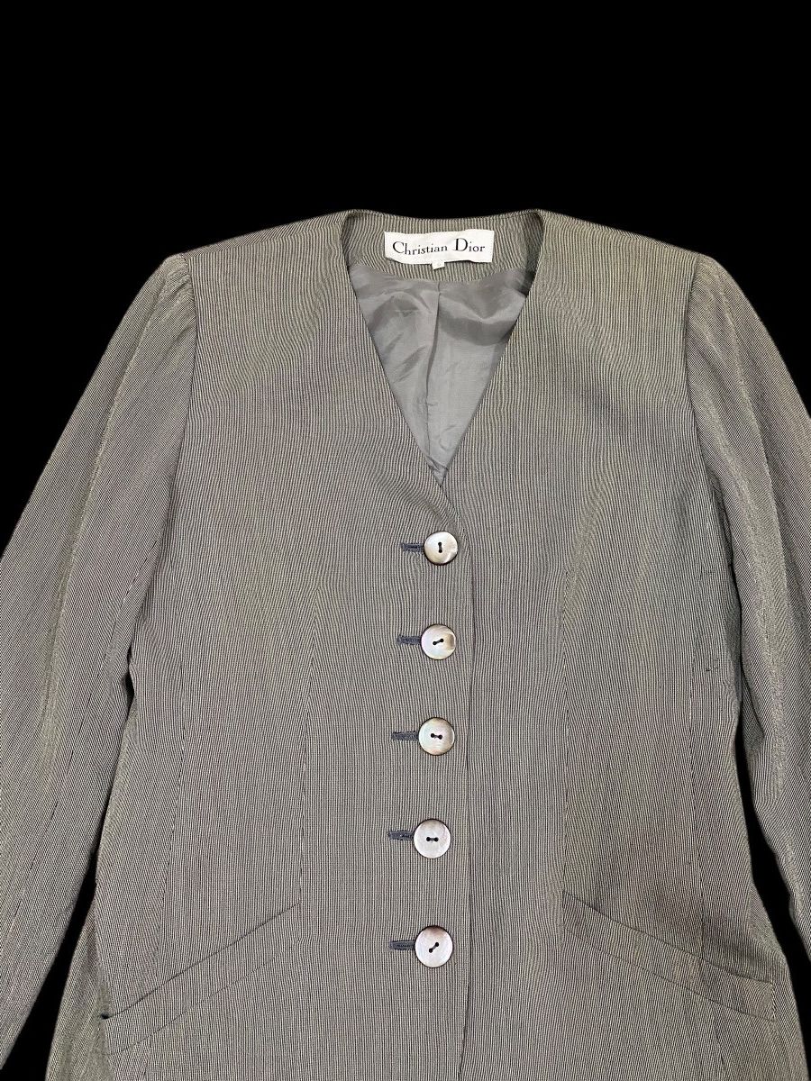 Christian Dior Monsieur Vtg Christian Dior Blazer Size S / US 4 / IT 40 - 3 Thumbnail