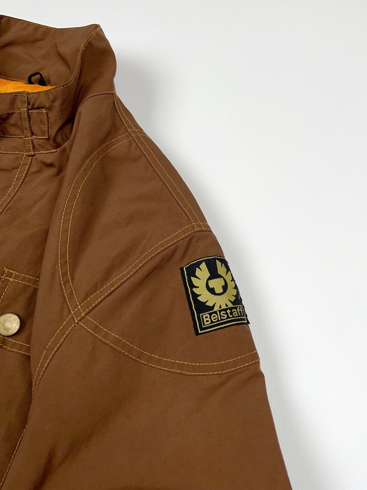 Belstaff Belstaff Gold Label Short Jacket Crop Bomber Zip Brown Biker Size XXL / US 16-18 / IT 52-54 - 9 Thumbnail