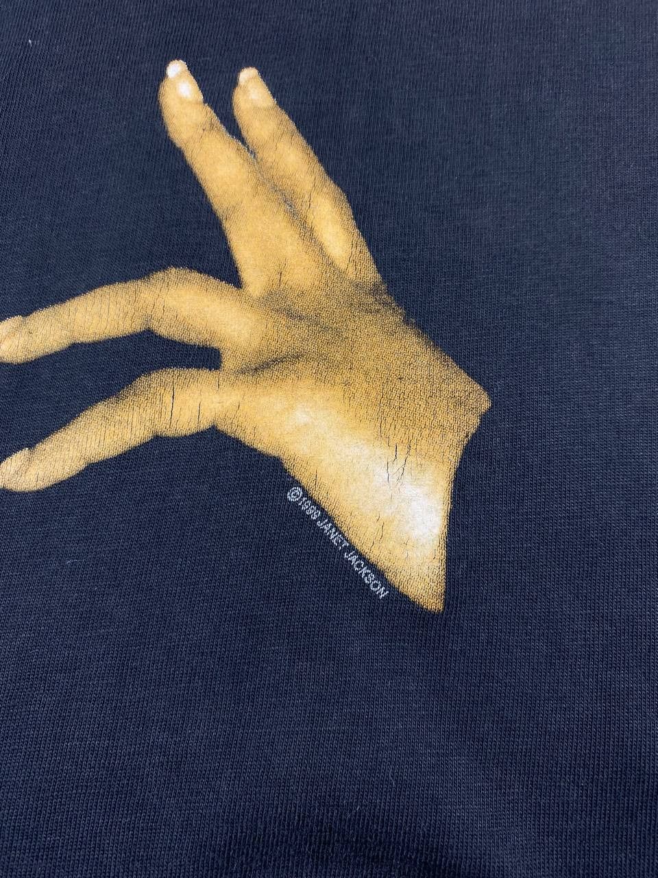 Band Tees vintage 90s janet jackson velvet rope tour 98 distressed tee Size US L / EU 52-54 / 3 - 3 Thumbnail
