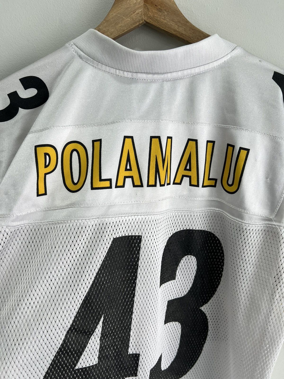 Reebok Vintage Pittsburgh Steelers Football Jersey Polamalu Size US M / EU 48-50 / 2 - 3 Thumbnail