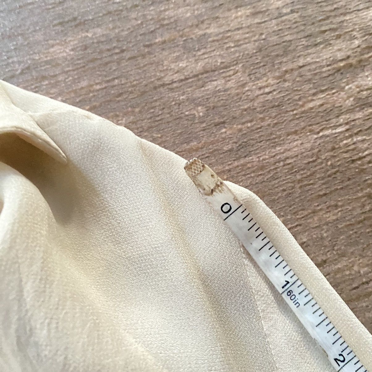Tom Ford S/S 1997 Gucci by Tom Ford Brown Sheer Ombré Silk Button. Size US XXS / EU 40 - 10 Thumbnail