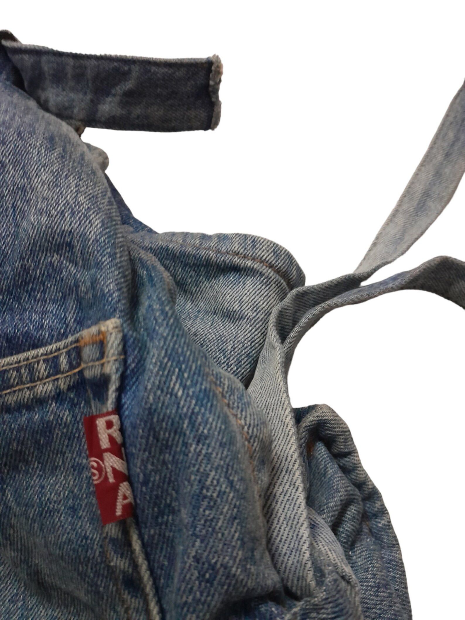 Japanese Brand RNA Bondage Denim Bag (E523) Size ONE SIZE - 3 Thumbnail