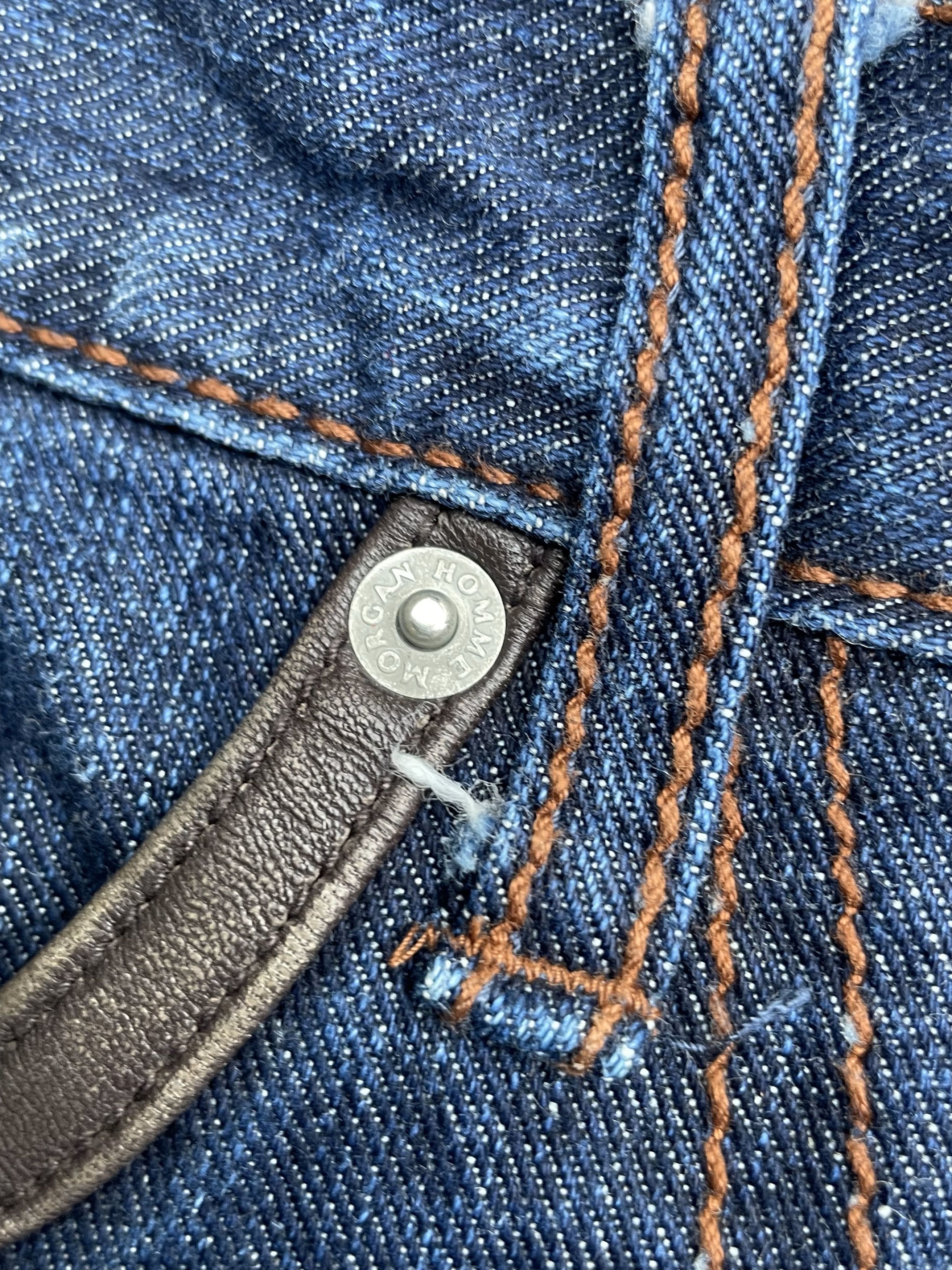 Japanese Brand Morgan De Toi Homme Flare Denim Size US 31 - 12 Thumbnail