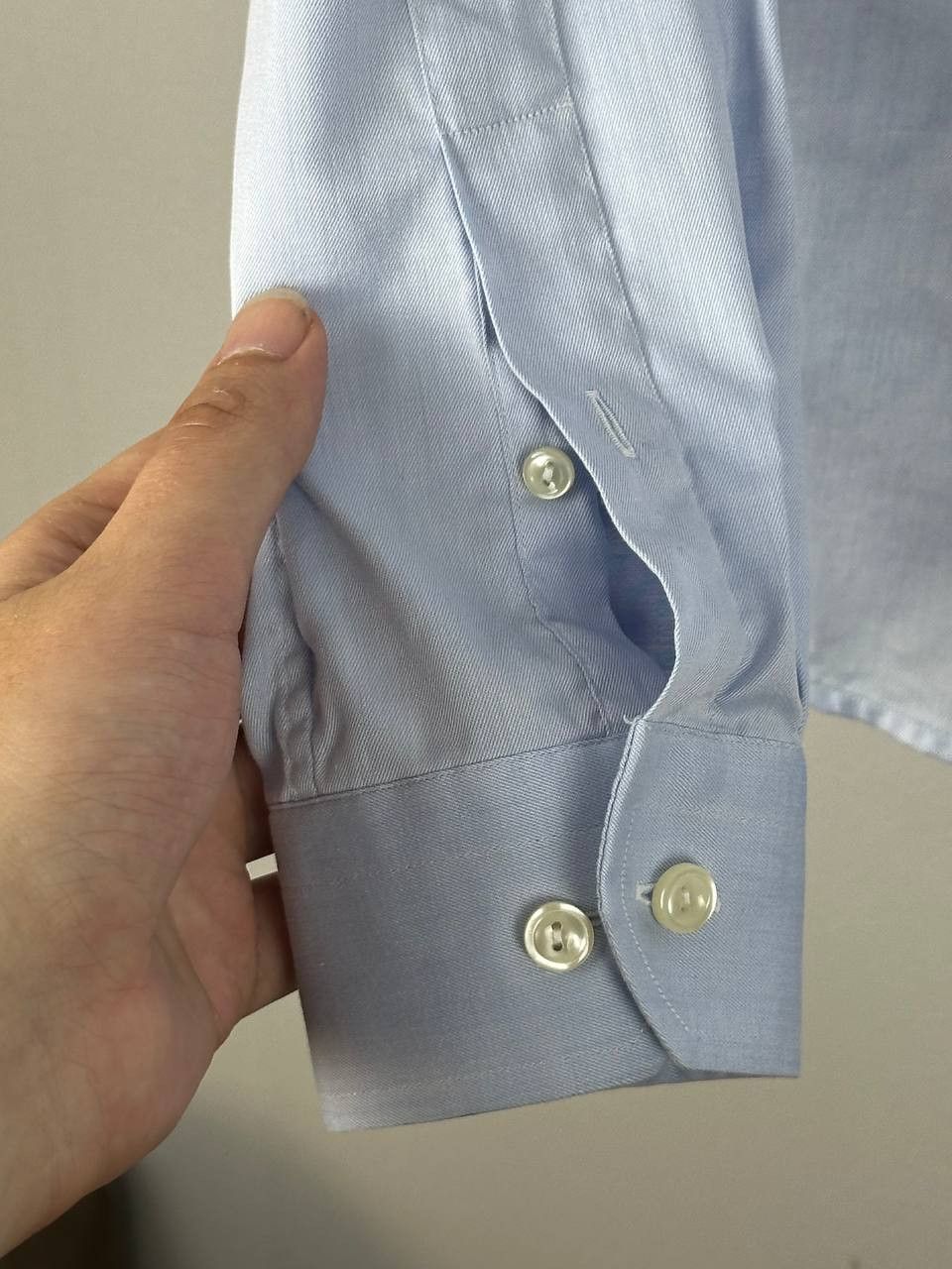 Eton Eton Luxury Blue Cotton Shirt Slim Fit Size US S / EU 44-46 / 1 - 6 Thumbnail
