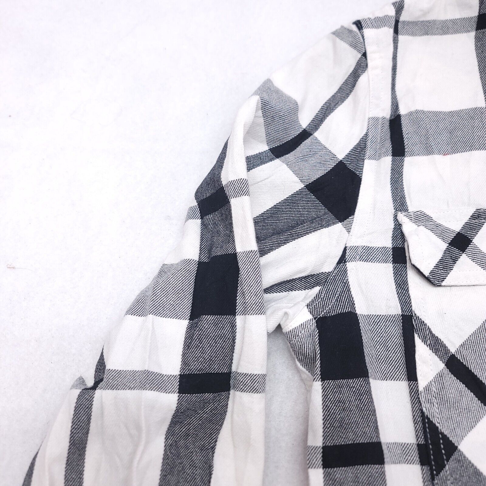 21 Men 21 Men Madras Flannel Button Up Shirt Men Size L White Black Size US L / EU 52-54 / 3 - 4 Thumbnail