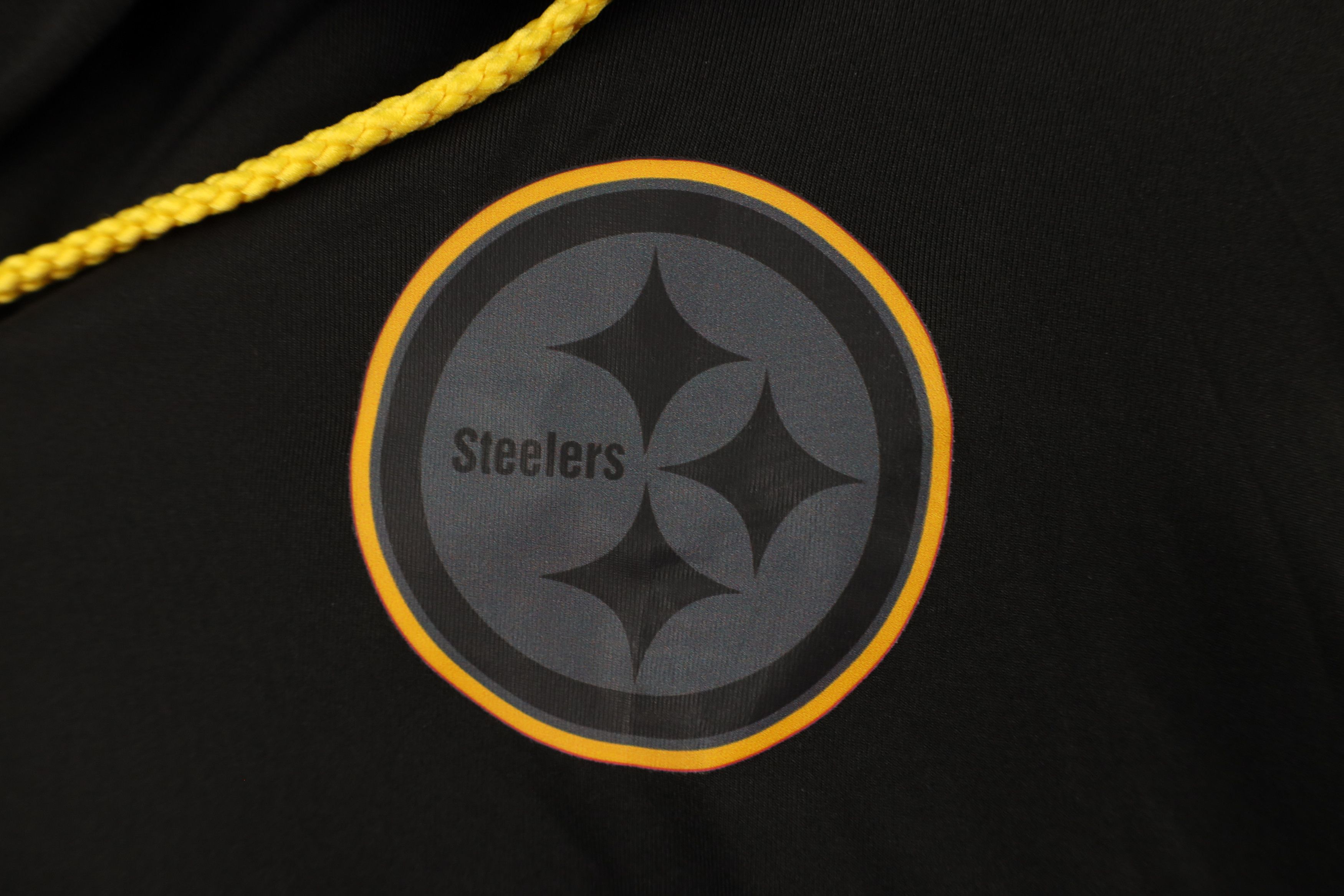 Nike × Vintage Nike NFL Knit Pittsburgh Steelers Football Hooded T-Shirt Size US XL / EU 56 / 4 - 5 Thumbnail