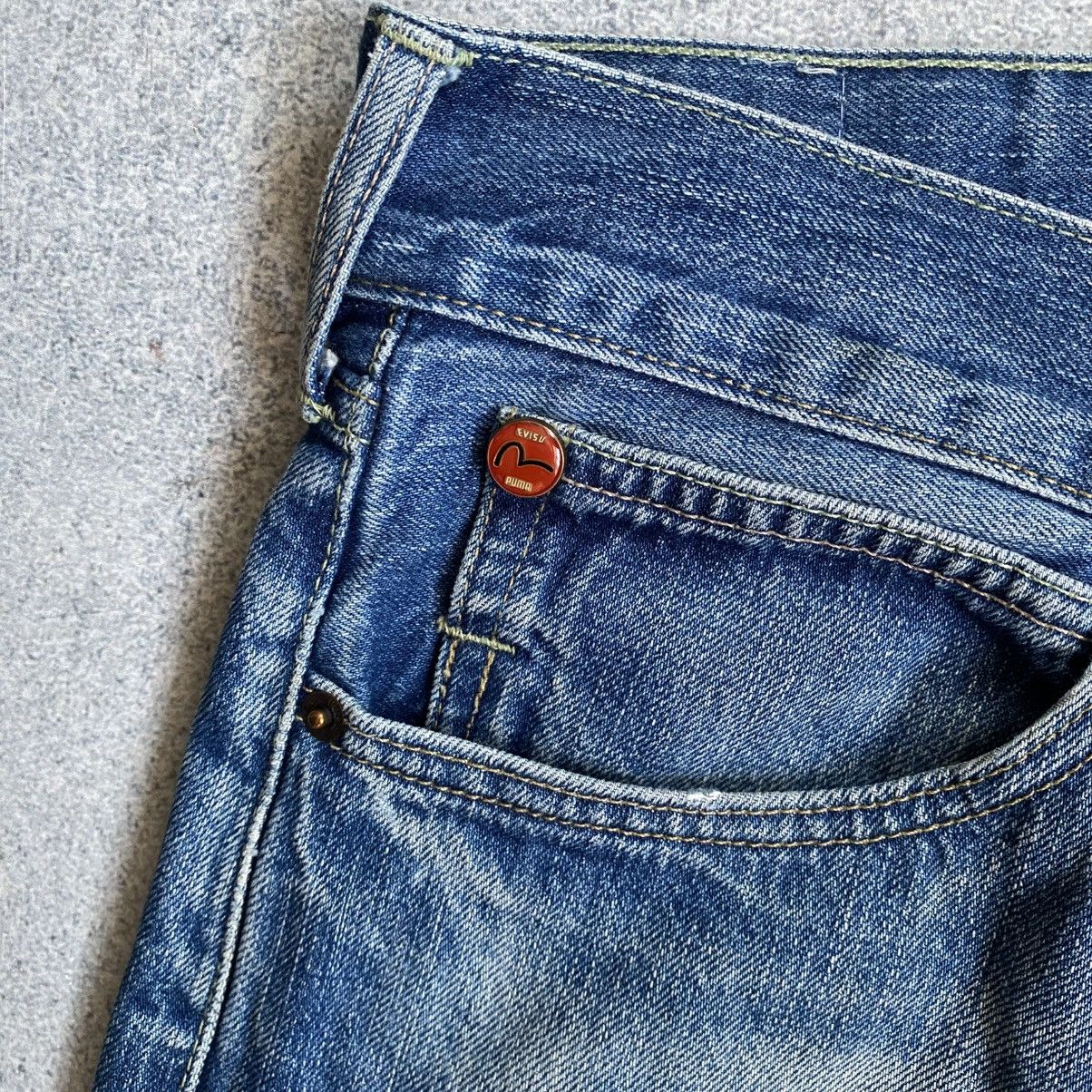 Evisu × Puma Vintage y2k Baggy Evisu Puma Jeans Faded Size US 32 / EU 48 - 13 Thumbnail