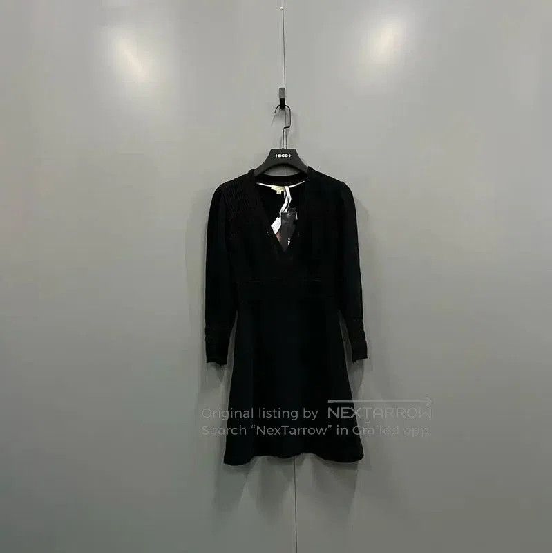 Burberry Burberry Black Cotton Long Sleeve Dress. Size XXS / US 00 / IT 34 - 1 Thumbnail