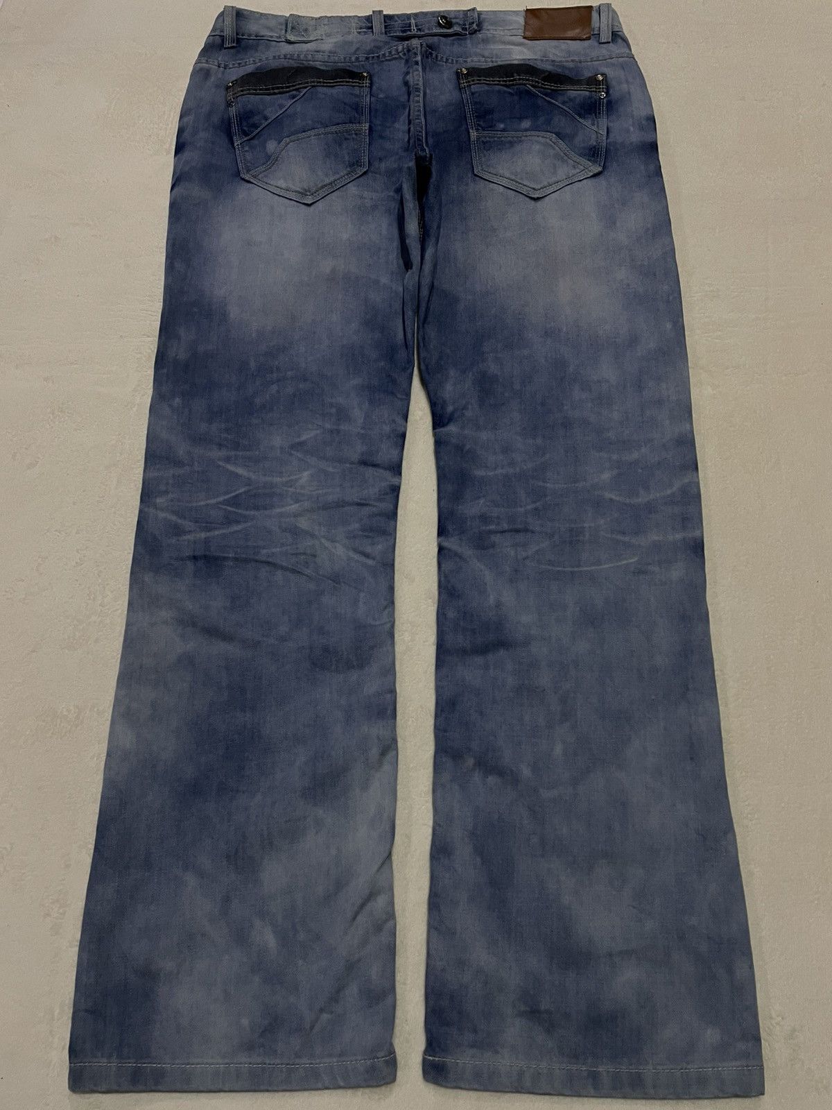 Japanese Brand Vintage TK Denim Acidwash Faded Jeans Size US 39 - 9 Thumbnail