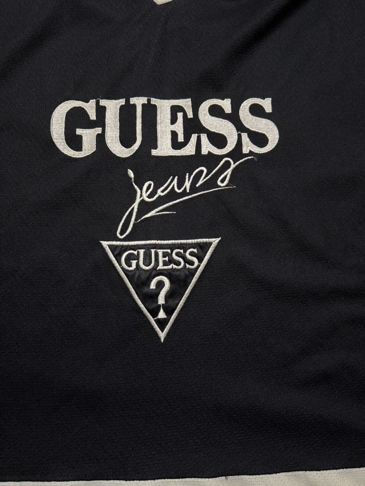 Guess Very rare Vintage 90’s Guess Hockey jersey Size US XXL / EU 58 / 5 - 2 Thumbnail