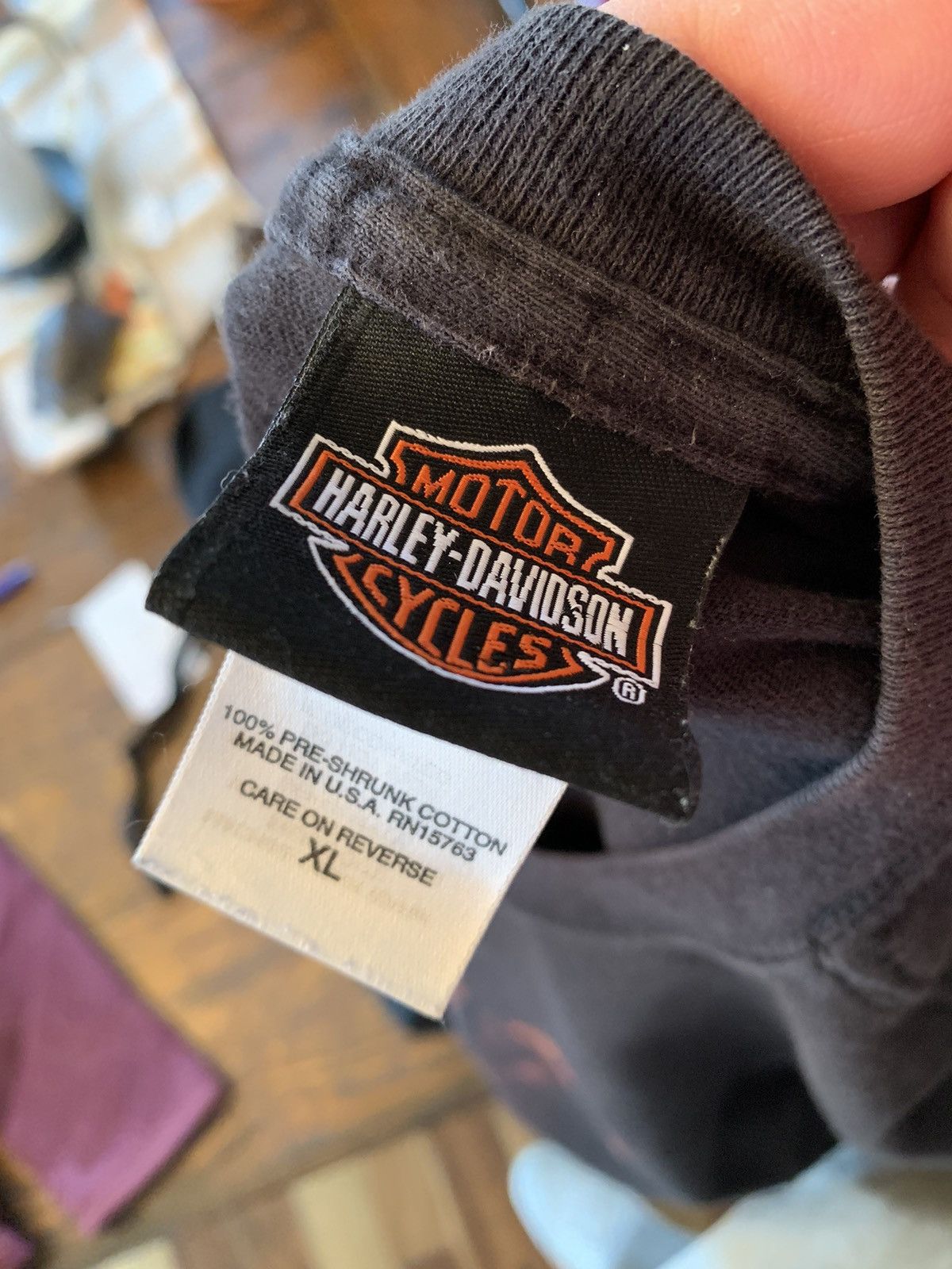 Harley Davidson Vintage Harley Davidson Shirt Made in USA Size US XL / EU 56 / 4 - 4 Thumbnail