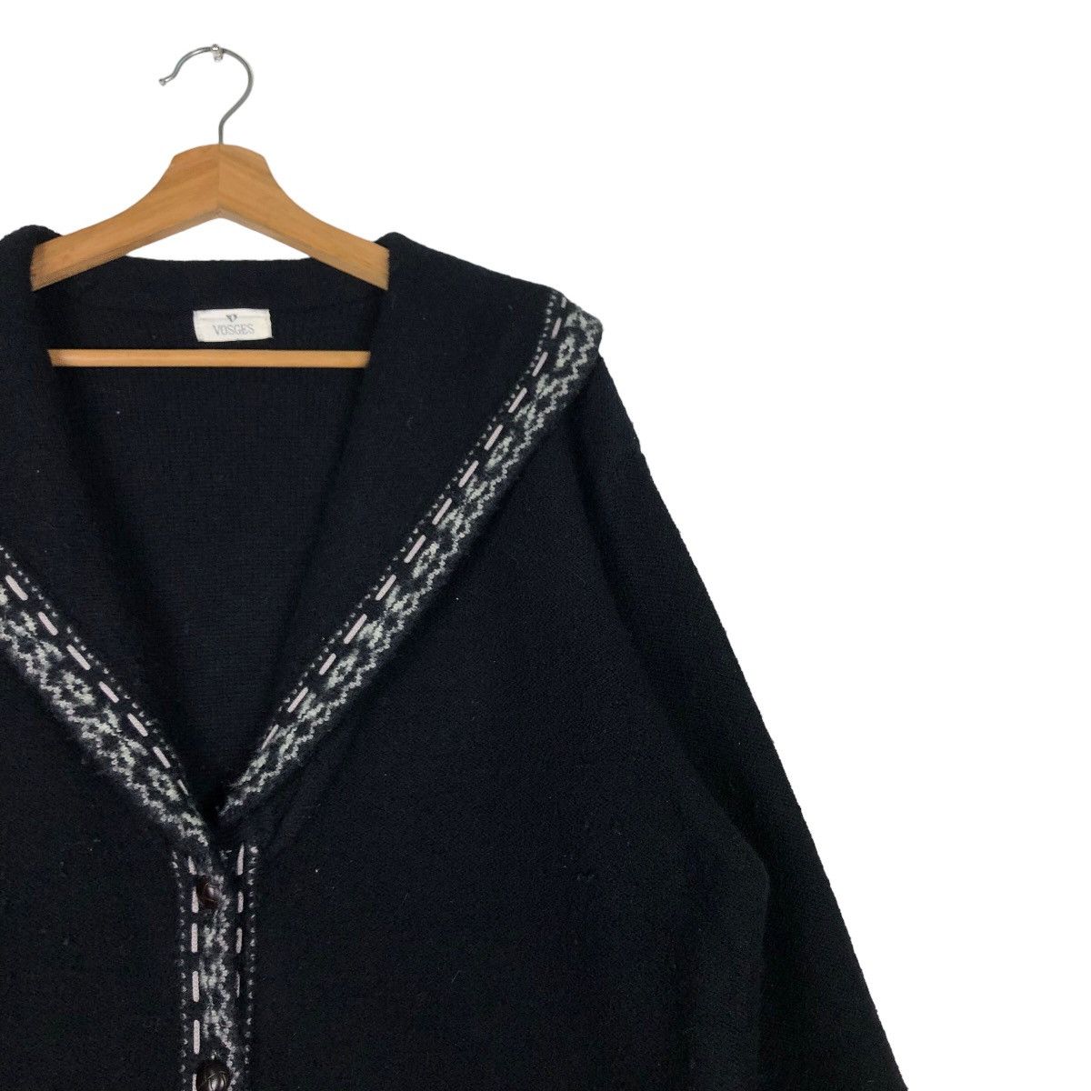Japanese Brand Vintage Wool Jacket Vasges Japan Issey Miyake Double Collar Size US M / EU 48-50 / 2 - 6 Thumbnail