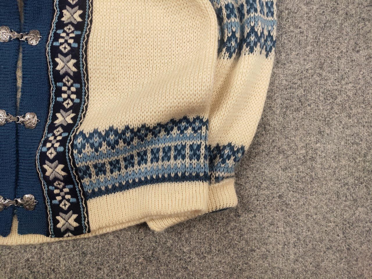 Dale Of Norway Vintage 80's Nordstrikk Knit Wool Sweater Cardigan Norway Size US M / EU 48-50 / 2 - 4 Thumbnail