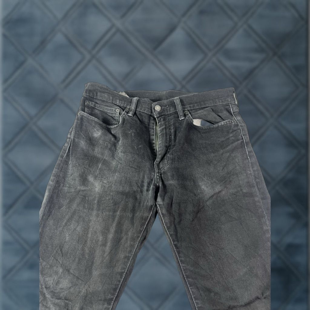 Levi's Levi's Jeans 34x30 Black Regular Straight Distressed 5-Pocket Denim Cowboy 90s USA 500 Series Men Jeans Size US 34 / EU 50 - 1 Thumbnail