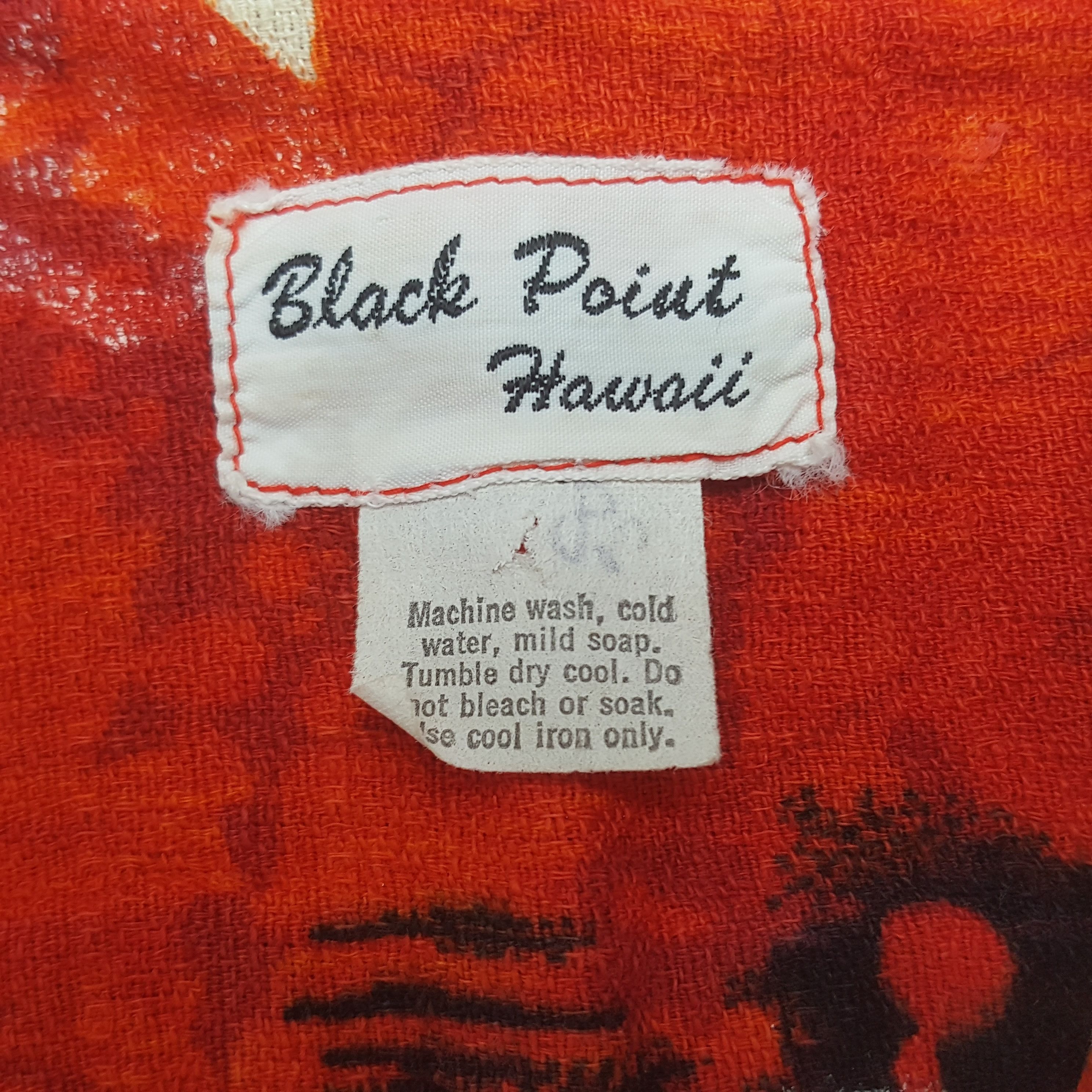 Other Vintage Black Point Hawaiian Button Up Shirt Size US XL / EU 56 / 4 - 4 Thumbnail