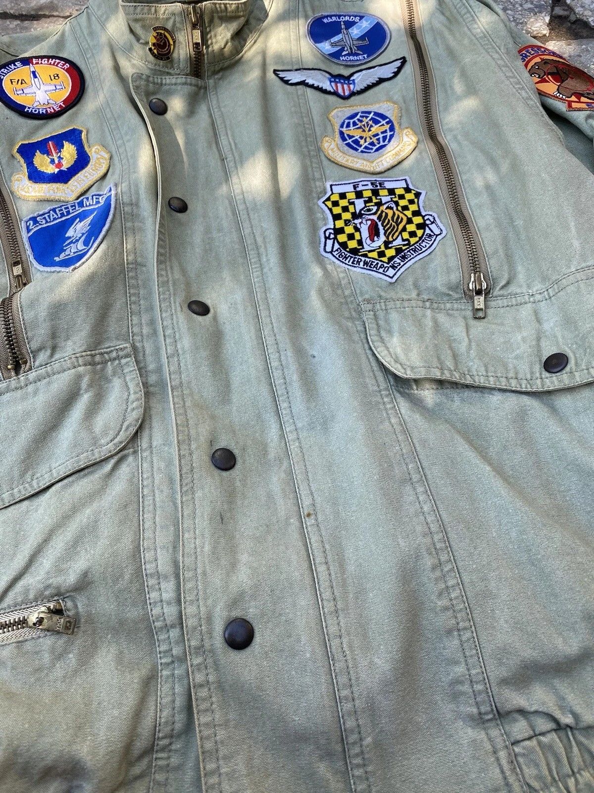 The Unbranded Brand vintage aviator jacket Japanese Style Made In Hong Kong Size US M / EU 48-50 / 2 - 9 Thumbnail