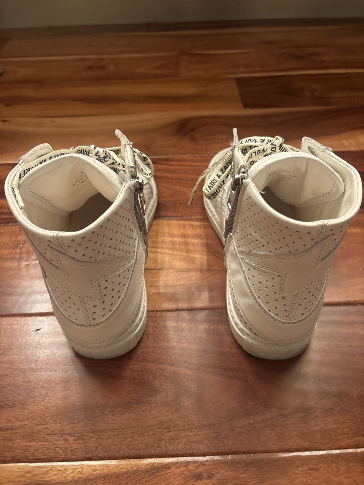 Zadig & Voltaire Zadig & Voltaire White High Tops Size US 8 / IT 38 - 10 Thumbnail
